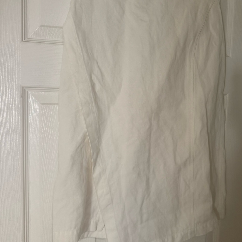 Vince Cream Zip-Up Top